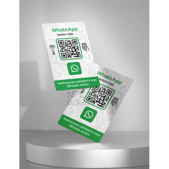 Whatsapp NFC Mesaj Kartı Whatsapp NFC Mesaj Kartı