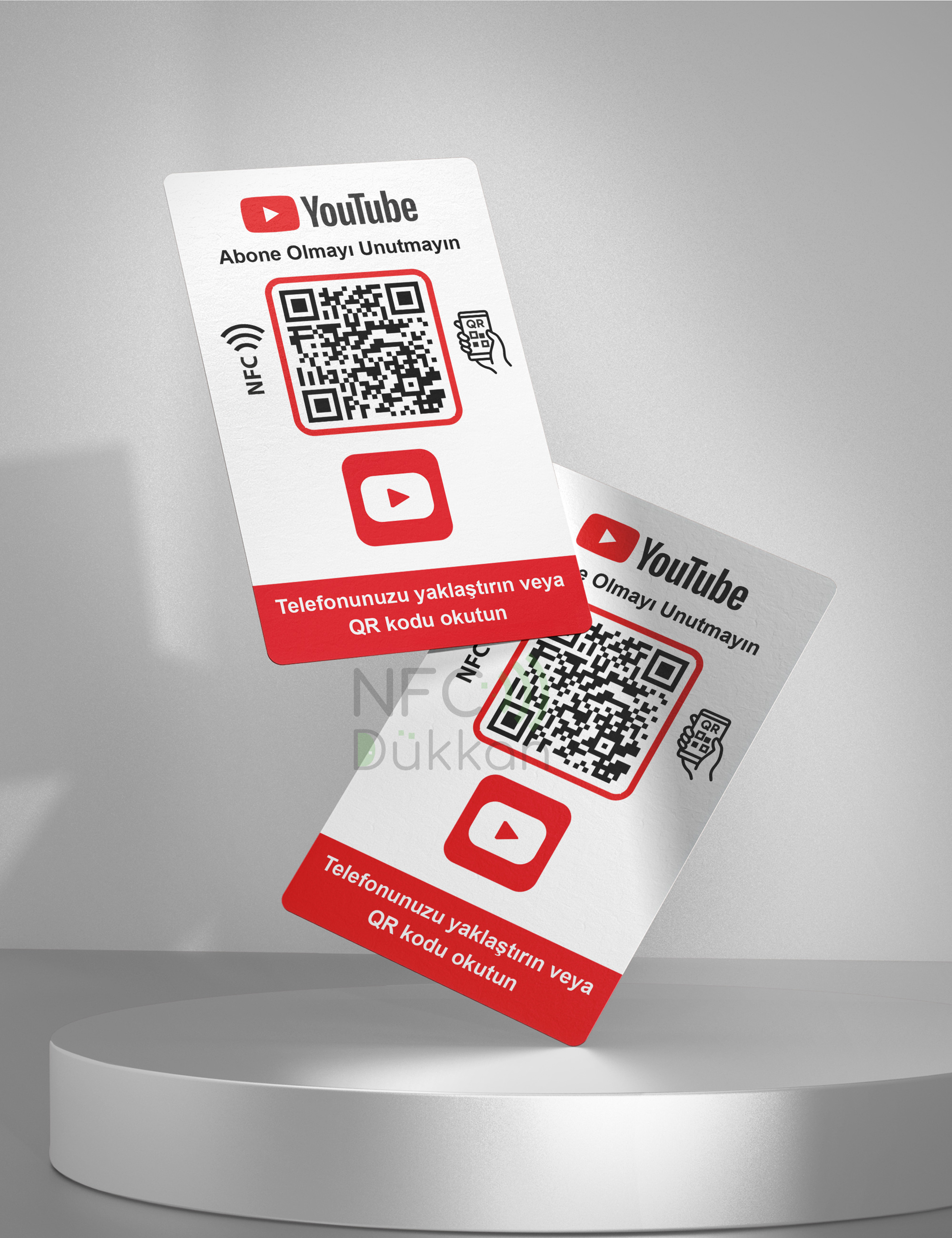 Youtube NFC Abone Kartı