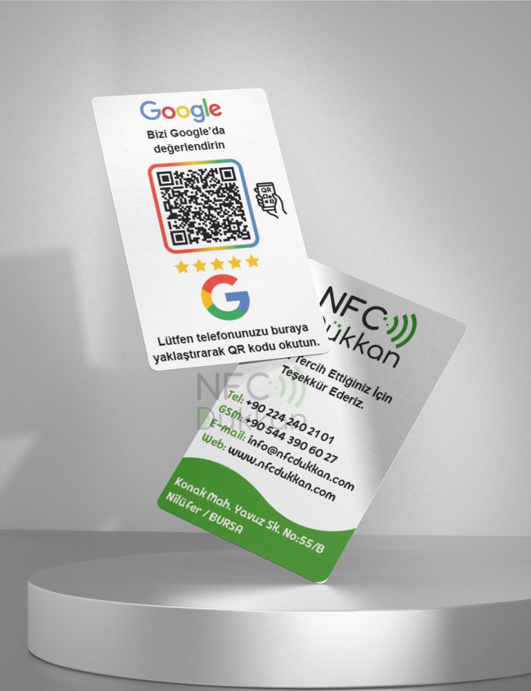 Google QR Yorum Kartviziti 1000 Adet