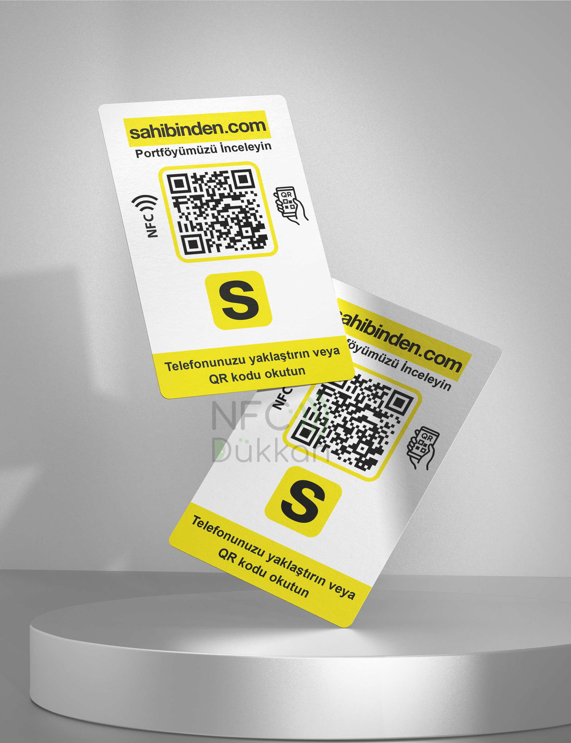 Sahibinden NFC Portföy Link Kartı