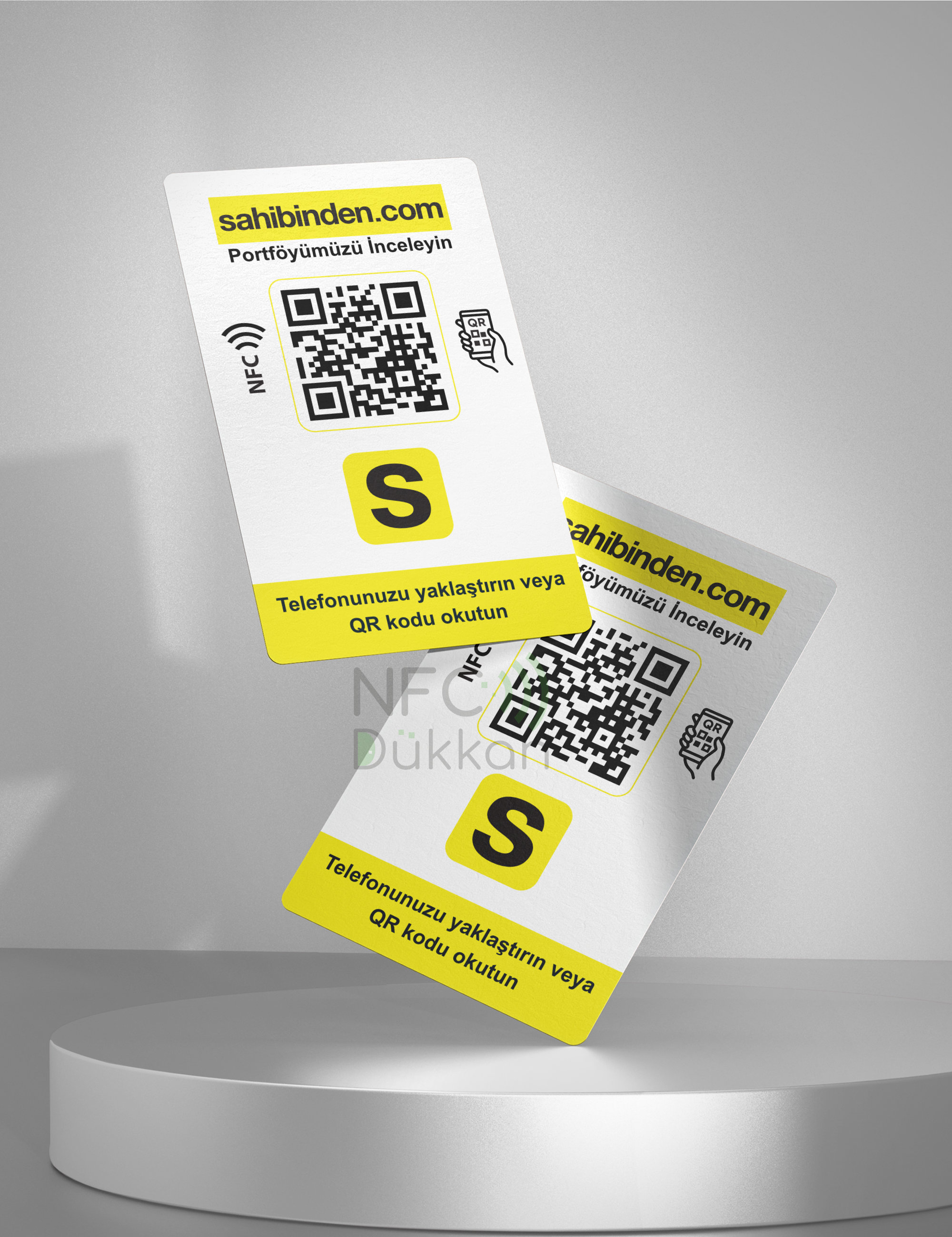 Sahibinden NFC Portföy Link Kartı